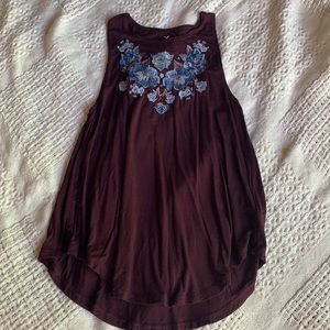 American Eagle Floral Tank